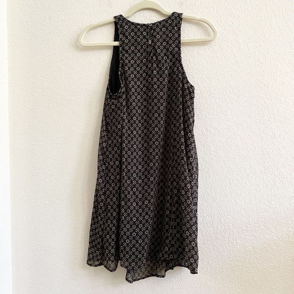 Abercrombie & Fitch Sleeveless Lined Floral Black White Swing‎ Dress Size XS - Picture 9 of 11